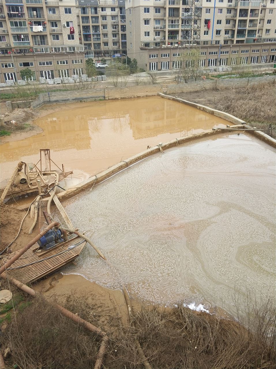 黄岛沉淀池淤泥清理-厂区废水池淤泥清淤
